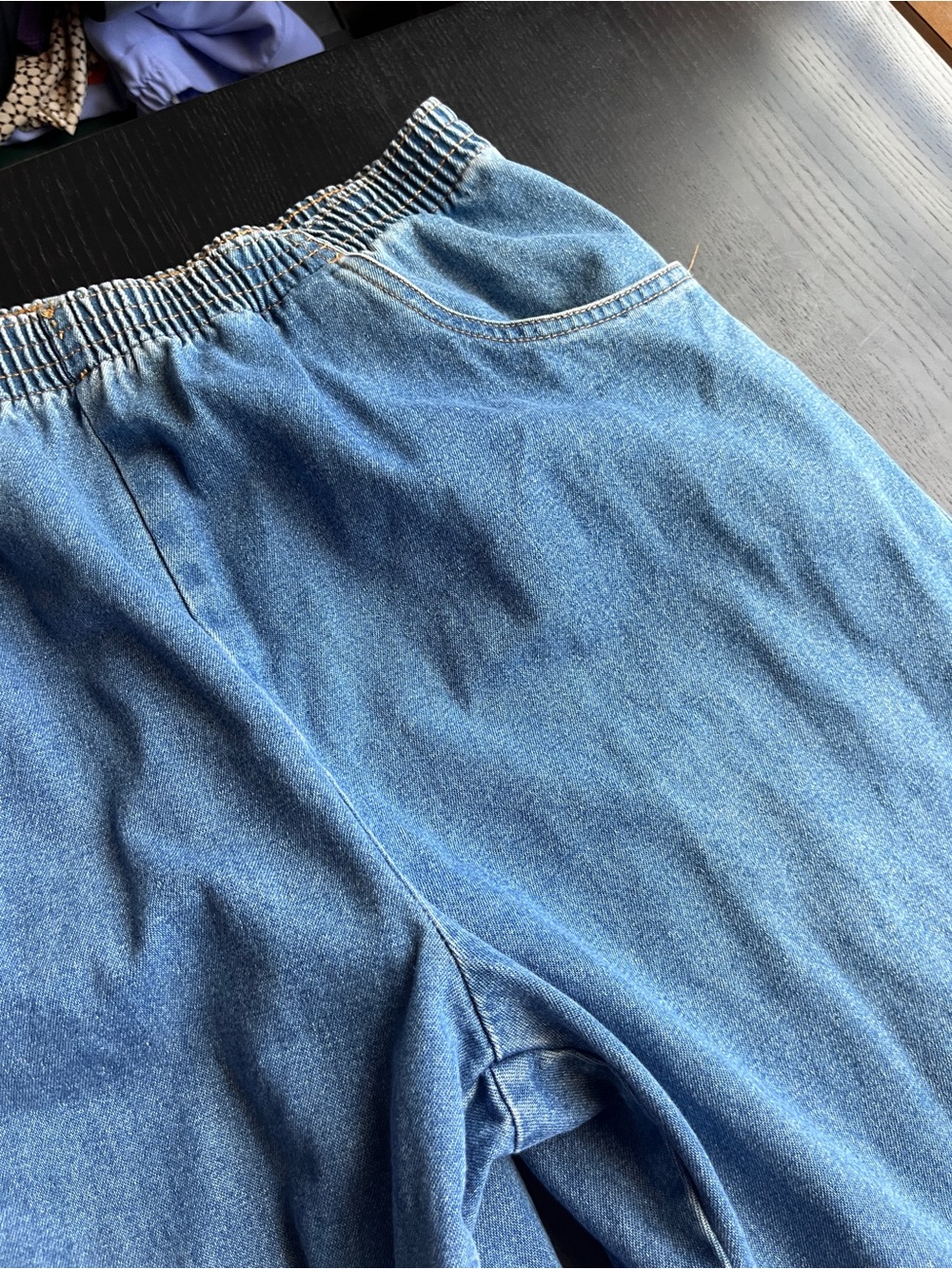Sonoma Life + Style Women's Blue Denim Elastic Waist Jeans Pants Size M - Picture 16 of 16